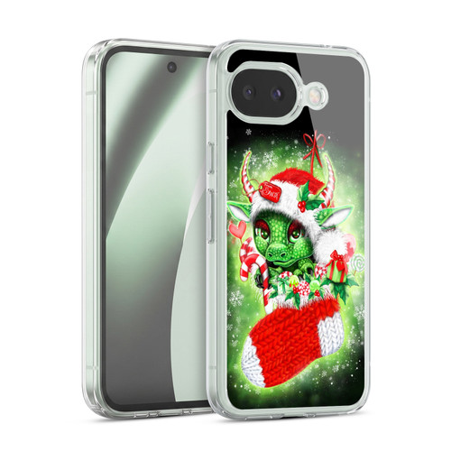 Sheena Pike Holiday Stocking Christmas Dragon Soft Gel Case for Google Pixel 10a