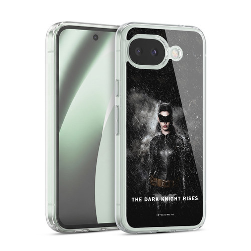 The Dark Knight Rises Key Art Catwoman Rain Poster Soft Gel Case for Google Pixel 10a