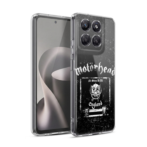 Motorhead Logo No Sleep At All Soft Gel Case for Motorola Moto G37 Power