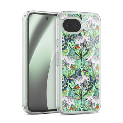 Micklyn Le Feuvre Animals Little Elephants On Jungle Adventure Soft Gel Case for Google Pixel 10a