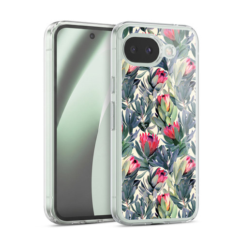 Micklyn Le Feuvre Florals Painted Protea Soft Gel Case for Google Pixel 10a