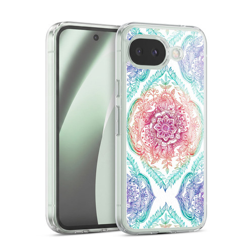 Micklyn Le Feuvre Floral Patterns Indian Ink Rainbow Version Soft Gel Case for Google Pixel 10a