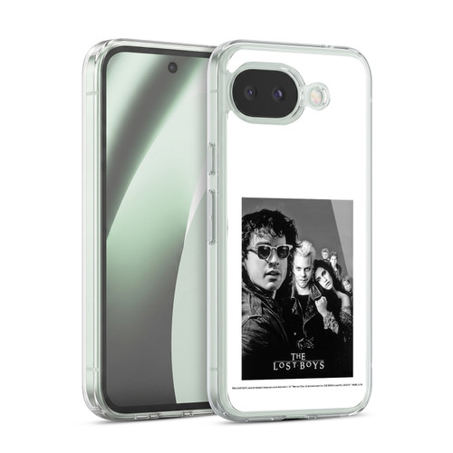 The Lost Boys Characters Poster Black And White Soft Gel Case for Google Pixel 10a