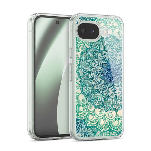 Micklyn Le Feuvre Mandala 3 Emerald Doodle Soft Gel Case for Google Pixel 10a
