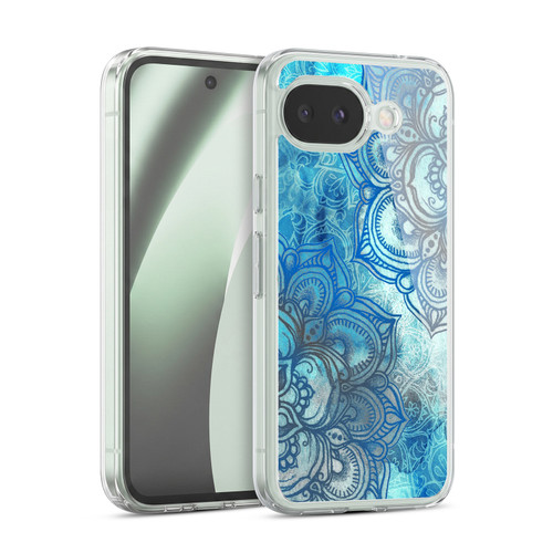 Micklyn Le Feuvre Mandala 3 Lost In Blue A Daydream Made Visible Soft Gel Case for Google Pixel 10a
