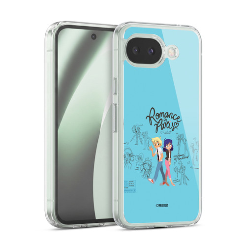 Miraculous Ladybug Sketches Romance In Paris Soft Gel Case for Google Pixel 10a