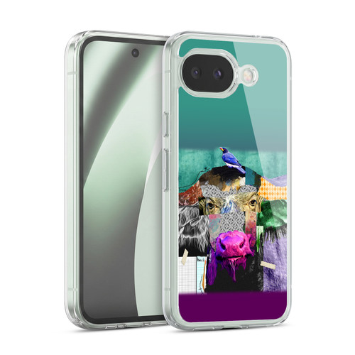 Michel Keck Animal Collage Buffalo Soft Gel Case for Google Pixel 10a