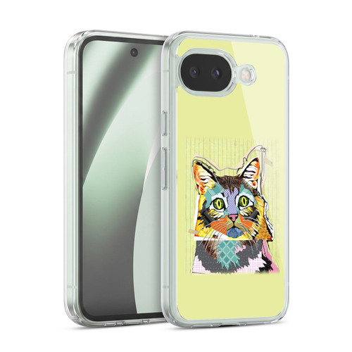 Michel Keck Animal Collage Cat Soft Gel Case for Google Pixel 10a