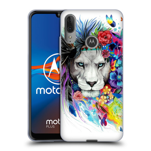 Pixie Cold Cats King Of The Lions Soft Gel Case for Motorola Moto E6 Plus