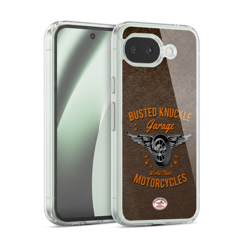 Busted Knuckle Garage Graphics Motorcycles Soft Gel Case for Google Pixel 10a