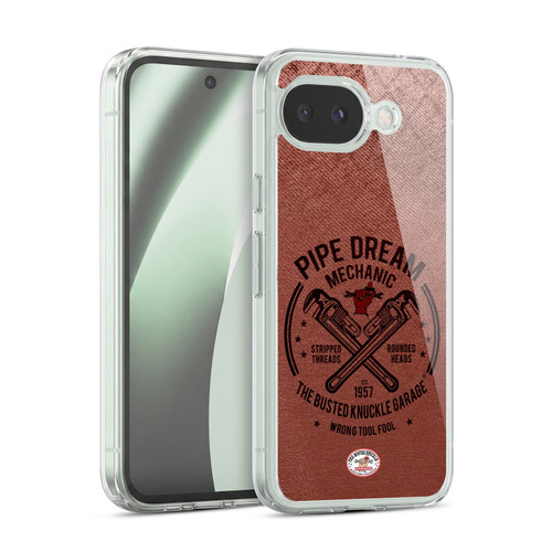 Busted Knuckle Garage Graphics Pipe Dream Soft Gel Case for Google Pixel 10a