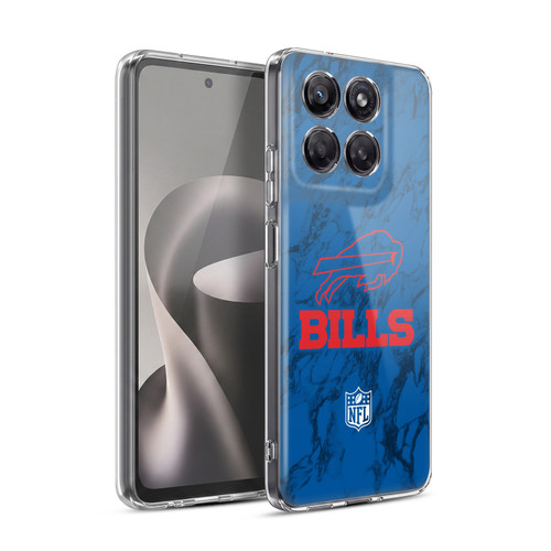 NFL Buffalo Bills Graphics Coloured Marble Soft Gel Case for Motorola Moto G37 Power