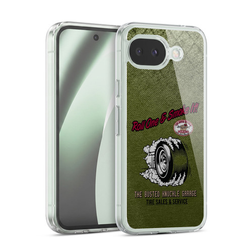 Busted Knuckle Garage Graphics Tire Soft Gel Case for Google Pixel 10a