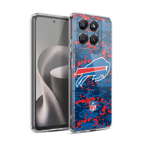 NFL Buffalo Bills Graphics Digital Camouflage Soft Gel Case for Motorola Moto G37 Power