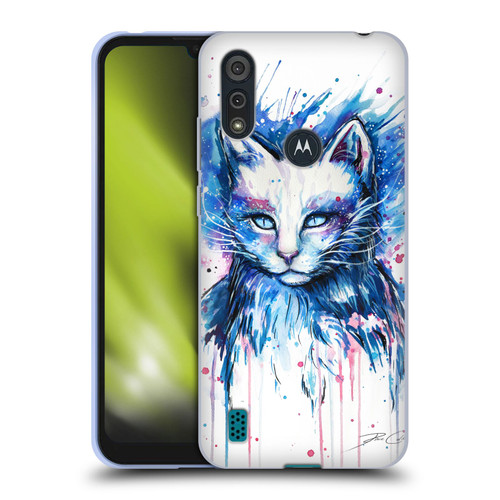 Pixie Cold Cats Space Soft Gel Case for Motorola Moto E6s (2020)