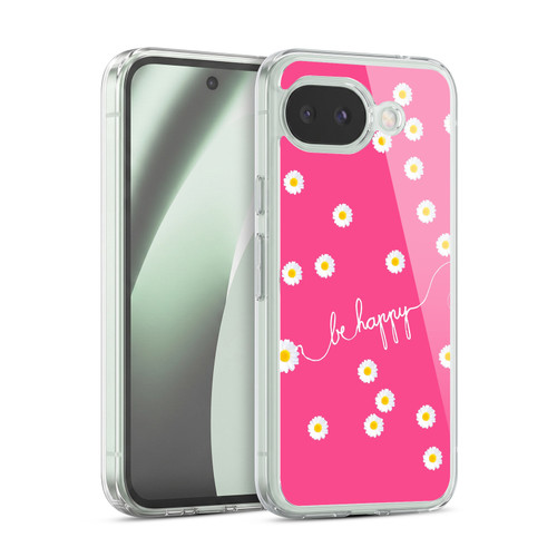 Monika Strigel Happy Daisy Hotpink Soft Gel Case for Google Pixel 10a