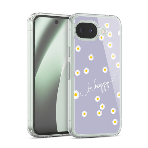 Monika Strigel Happy Daisy Lavender Soft Gel Case for Google Pixel 10a