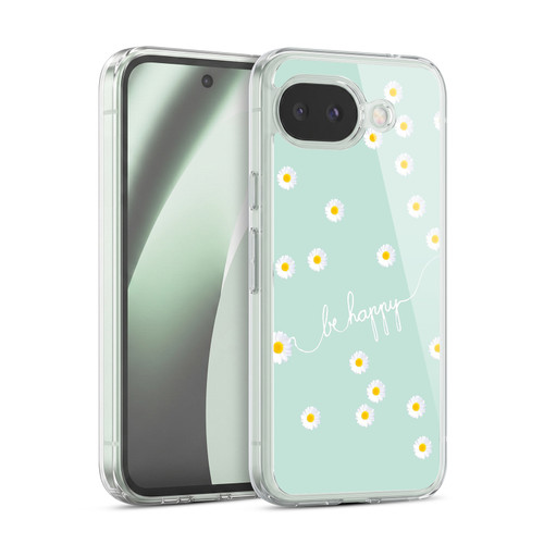 Monika Strigel Happy Daisy Mint Soft Gel Case for Google Pixel 10a