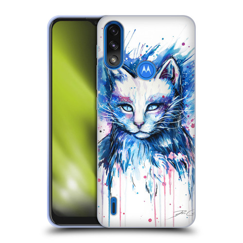 Pixie Cold Cats Space Soft Gel Case for Motorola Moto E7 Power / Moto E7i Power