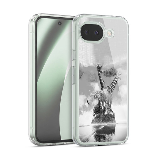 Dave Loblaw Animals Giraffe In The Mist Soft Gel Case for Google Pixel 10a