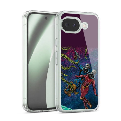 David Lozeau Colourful Grunge Astronaut Space Couple Love Soft Gel Case for Google Pixel 10a