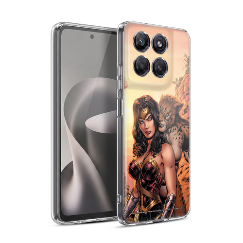 Wonder Woman DC Comics Comic Book Cover Rebirth #3 Cheetah Soft Gel Case for Motorola Moto G37 Power