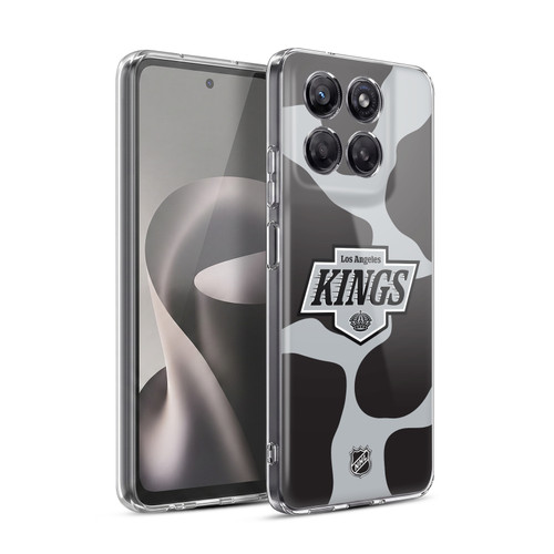 NHL Los Angeles Kings Cow Pattern Soft Gel Case for Motorola Moto G37 Power