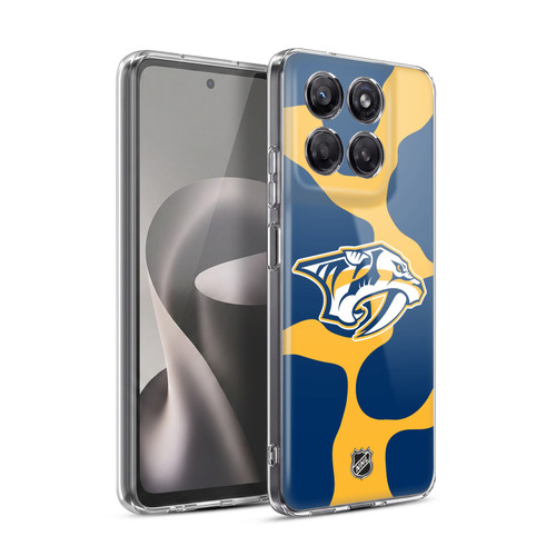 NHL Nashville Predators Cow Pattern Soft Gel Case for Motorola Moto G37 Power