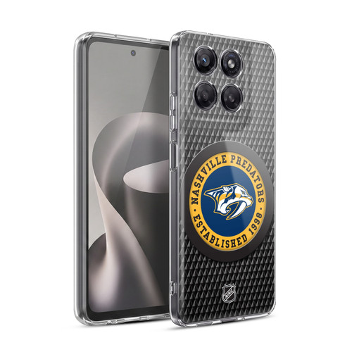 NHL Nashville Predators Puck Texture Soft Gel Case for Motorola Moto G37 Power
