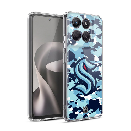 NHL Seattle Kraken Camouflage Soft Gel Case for Motorola Moto G37 Power