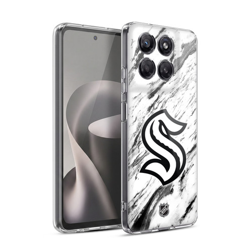 NHL Seattle Kraken Marble Soft Gel Case for Motorola Moto G37 Power