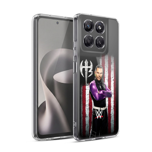 WWE American Flag Superstars Jeff Hardy Soft Gel Case for Motorola Moto G37 Power