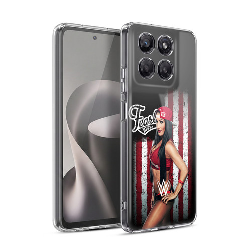 WWE American Flag Superstars Nikki Bella Soft Gel Case for Motorola Moto G37 Power