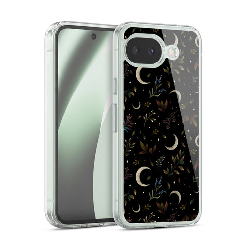 Episodic Drawing Pattern Crescent Moon Soft Gel Case for Google Pixel 10a