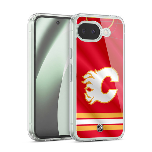 NHL Calgary Flames Jersey Soft Gel Case for Google Pixel 10a