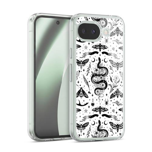 Episodic Drawing Pattern Flash Tattoo Soft Gel Case for Google Pixel 10a