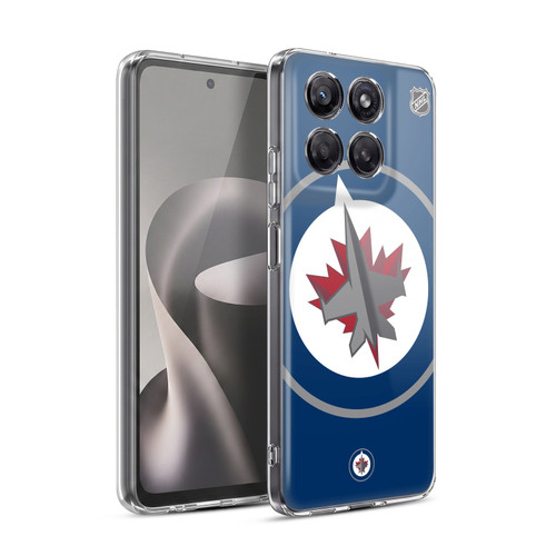 NHL Winnipeg Jets Oversized Soft Gel Case for Motorola Moto G37 Power