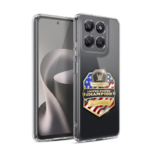 WWE Title Belts United States Champion Soft Gel Case for Motorola Moto G37 Power