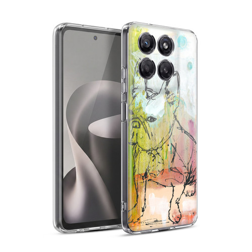 Wyanne Nature Portraits French Bulldog Sketch Soft Gel Case for Motorola Moto G37 Power