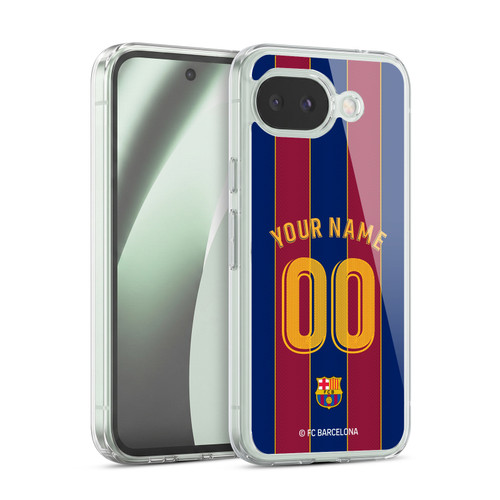 Custom Customised Personalised FC Barcelona 2020/21 Kit Home Soft Gel Case for Google Pixel 10a