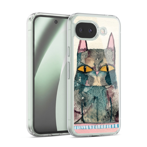 Wyanne Cat Kitty Painting Soft Gel Case for Google Pixel 10a