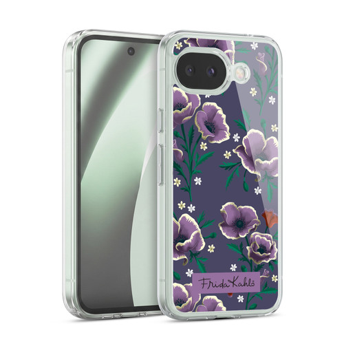 Frida Kahlo Flowers Purple Soft Gel Case for Google Pixel 10a