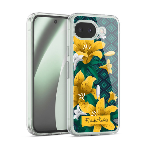 Frida Kahlo Flowers Yellow Lilies Soft Gel Case for Google Pixel 10a