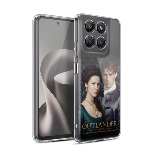 Outlander Portraits Claire & Jamie Soft Gel Case for Motorola Moto G37 Power