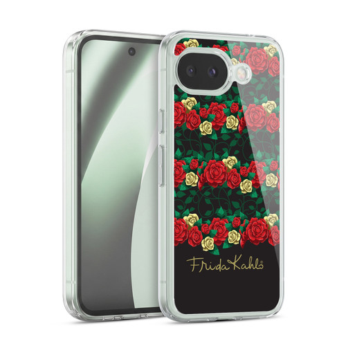 Frida Kahlo Roses Stripes Soft Gel Case for Google Pixel 10a
