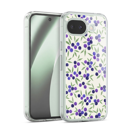 Head Case Designs Fruit Prints Blueberry Soft Gel Case for Google Pixel 10a