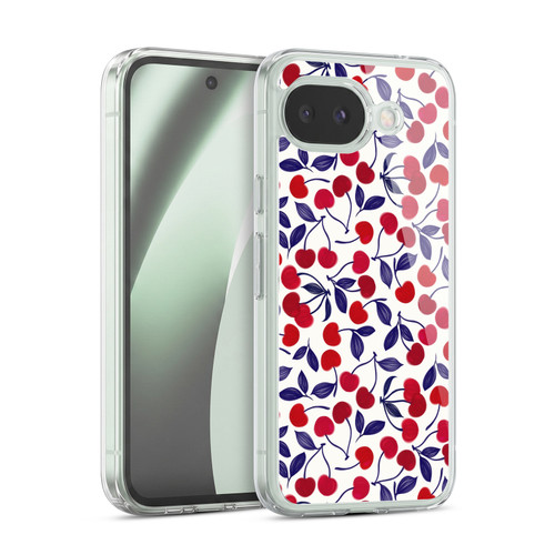 Head Case Designs Fruit Prints Cherry Soft Gel Case for Google Pixel 10a