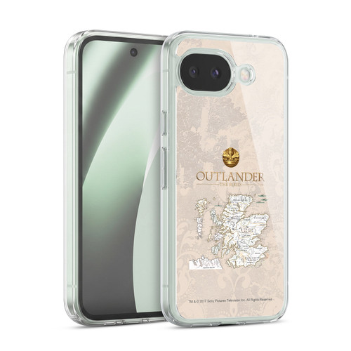 Outlander Seals And Icons Map Soft Gel Case for Google Pixel 10a