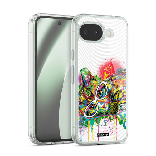 P.D. Moreno Drip Art Cats And Dogs Kitten Sunglasses Soft Gel Case for Google Pixel 10a