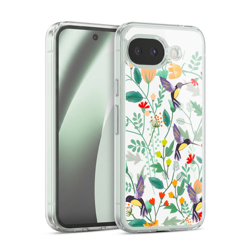Haroulita Birds And Flowers Hummingbirds Soft Gel Case for Google Pixel 10a